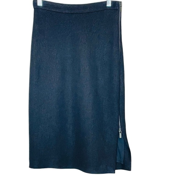 Banana Republic Lined Pencil Full Zip Wool Blend MIDI Skirt 4 NWT - Picture 1 of 10